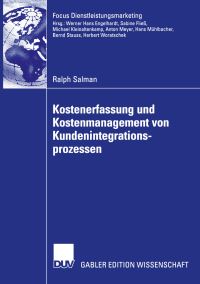 Book Cover for Kostenerfassung Und Kostenmanagement Von Kundenintegrationsprozessen by Ralph Salman
