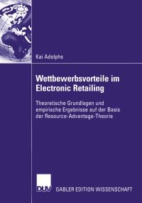 Book Cover for Wettbewerbsvorteile Im Electronic Retailing by Kai Adolphs