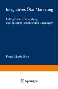 Book Cover for Integratives Öko-Marketing by FrankMartin Belz