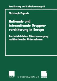Book Cover for Nationale Und Internationale Gruppenversicherung in Europa by Christoph Poplutz