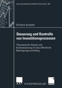 Book Cover for Steuerung Und Kontrolle Von Investitionsprozessen by Christina Schaefer