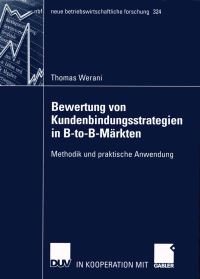 Book Cover for Bewertung Von Kundenbindungsstrategien in B-to-B-Märkten by Thomas Werani