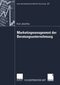Book Cover for Marketingmanagement Der Beratungsunternehmung by Kurt Jeschke
