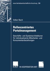 Book Cover for Rollenzentriertes Portalmanagement by Volker Bach