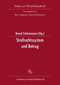 Book Cover for Strafrechtssystem Und Betrug by Bernd Schünemann