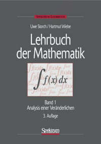 Book Cover for Lehrbuch Der Mathematik, Band 1 by Uwe Storch, Hartmut Wiebe