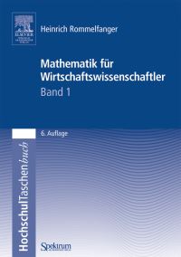 Book Cover for Mathematik Für Wirtschaftswissenschaftler I by Heinrich Rommelfanger