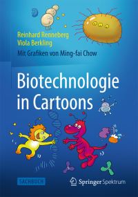 Book Cover for Biotechnologie in Cartoons by Reinhard Renneberg, Viola Berkling