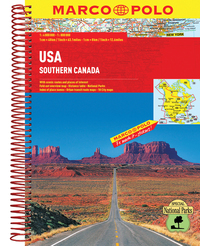 Book Cover for USA Atlas by Marco Polo
