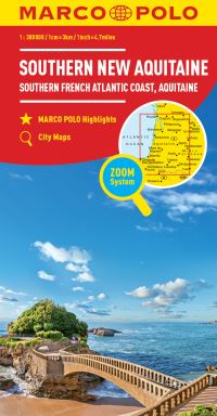 Book Cover for French Atlantic Coast Marco Polo Map by Marco Polo