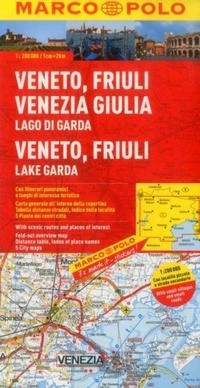 Book Cover for Italy - Veneto, Friuli, Lake Garda Marco Polo Map by Marco Polo