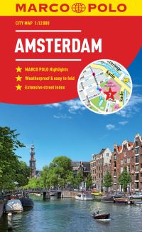 Book Cover for Amsterdam Marco Polo City Map by Marco Polo