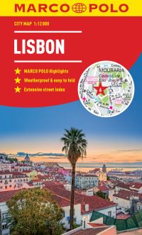 Book Cover for Lisbon Marco Polo City Map by Marco Polo