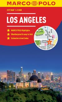 Book Cover for Los Angeles Marco Polo City Map - Pocket Size, Easy Fold, Los Angeles Street Map by Marco Polo