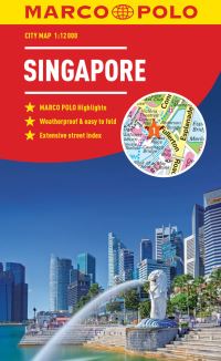 Book Cover for Singapore Marco Polo City Map - Pocket Size, Easy Fold, Singapore Street Map by Marco Polo