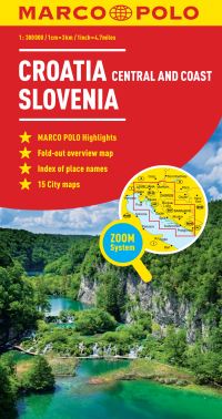 Book Cover for Croatia / Slovenia Marco Polo Map by Marco Polo
