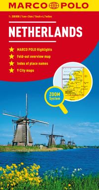 Book Cover for Netherlands Marco Polo Map by Marco Polo