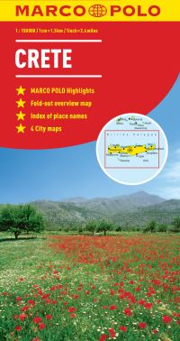 Book Cover for Crete Marco Polo Map by Marco Polo