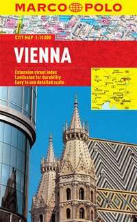 Book Cover for Vienna City Map by Marco Polo