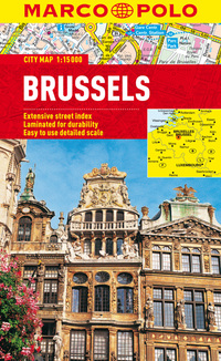 Book Cover for Brussels Marco Polo City Map by Marco Polo