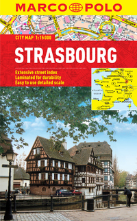 Book Cover for Strasbourg Marco Polo Laminated City Map by Marco Polo