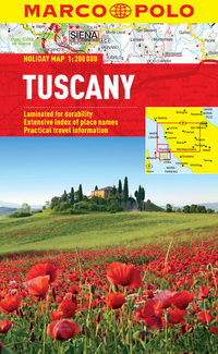 Book Cover for Tuscany Marco Polo Holiday Map by Marco Polo