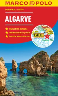 Book Cover for Algarve Marco Polo Holiday Map by Marco Polo