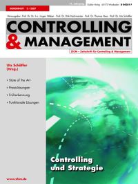Book Cover for Controlling Und Strategie by Utz Schäffer
