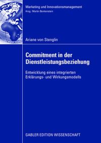 Book Cover for Commitment in Der Dienstleistungsbeziehung by Ariane Stenglin
