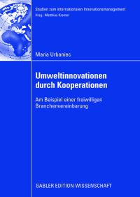 Book Cover for Umweltinnovationen Durch Kooperationen by Maria Urbaniec