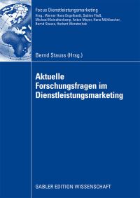 Book Cover for Aktuelle Forschungsfragen Im Dienstleistungsmarketing by Christoph Bayer, Bernd Stauss