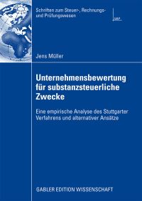 Book Cover for Unternehmensbewertung Für Substanzsteuerliche Zwecke by Jens Müller