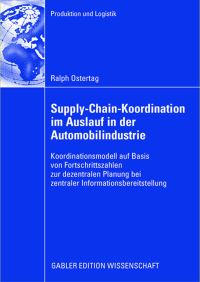 Book Cover for Supply-Chain-Koordination Im Auslauf in Der Automobilindustrie by Ralph Ostertag