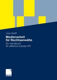 Book Cover for Medienarbeit Für Rechtsanwälte by Uwe Wolff