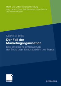 Book Cover for Der Fall Der Marketingorganisation by Cedric ElIdrissi