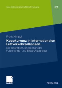 Book Cover for Koopkurrenz in Internationalen Luftverkehrsallianzen by Frank Himpel