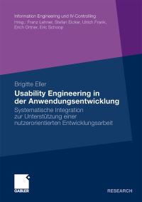 Book Cover for Usability Engineering in Der Anwendungsentwicklung by Brigitte Eller