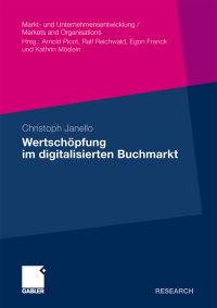Book Cover for Wertschöpfung Im Digitalisierten Buchmarkt by Christoph Janello