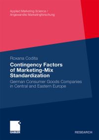 Book Cover for Contingency Factors of Marketing-Mix Standardization by Roxana Codita
