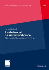 Book Cover for Insiderhandel an Wertpapierbörsen by Karin Niehoff