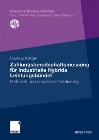 Book Cover for Zahlungsbereitschaftsmessung Für Industrielle Hybride Leistungsbündel by Markus Kaltenborn