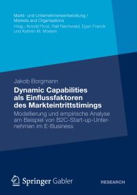 Book Cover for Dynamic Capabilities Als Einflussfaktoren Des Markteintrittstimings by Jakob Borgmann