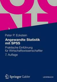 Book Cover for Angewandte Statistik Mit SPSS by Peter P Eckstein