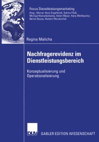 Book Cover for Nachfragerevidenz Im Dienstleistungsbereich by Regina Malicha