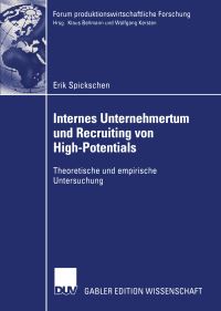 Book Cover for Internes Unternehmertum Und Recruiting Von High-Potentials by Erik Spickschen