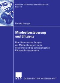 Book Cover for Mindestbesteuerung Und Effizienz by Ronald Krengel