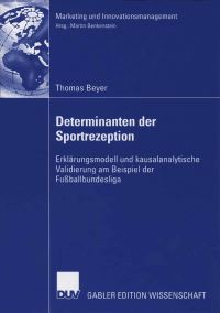 Book Cover for Determinanten Der Sportrezeption by Thomas Beyer