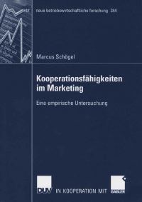 Book Cover for Kooperationsfähigkeiten Im Marketing by Marcus Schögel