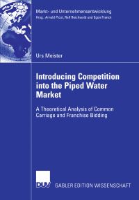 Book Cover for Introducing Competition Into the Piped Water Market by Urs Meister