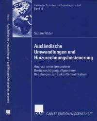 Book Cover for Ausländische Umwandlungen Und Hinzurechnungsbesteuerung by Sabine Rödel